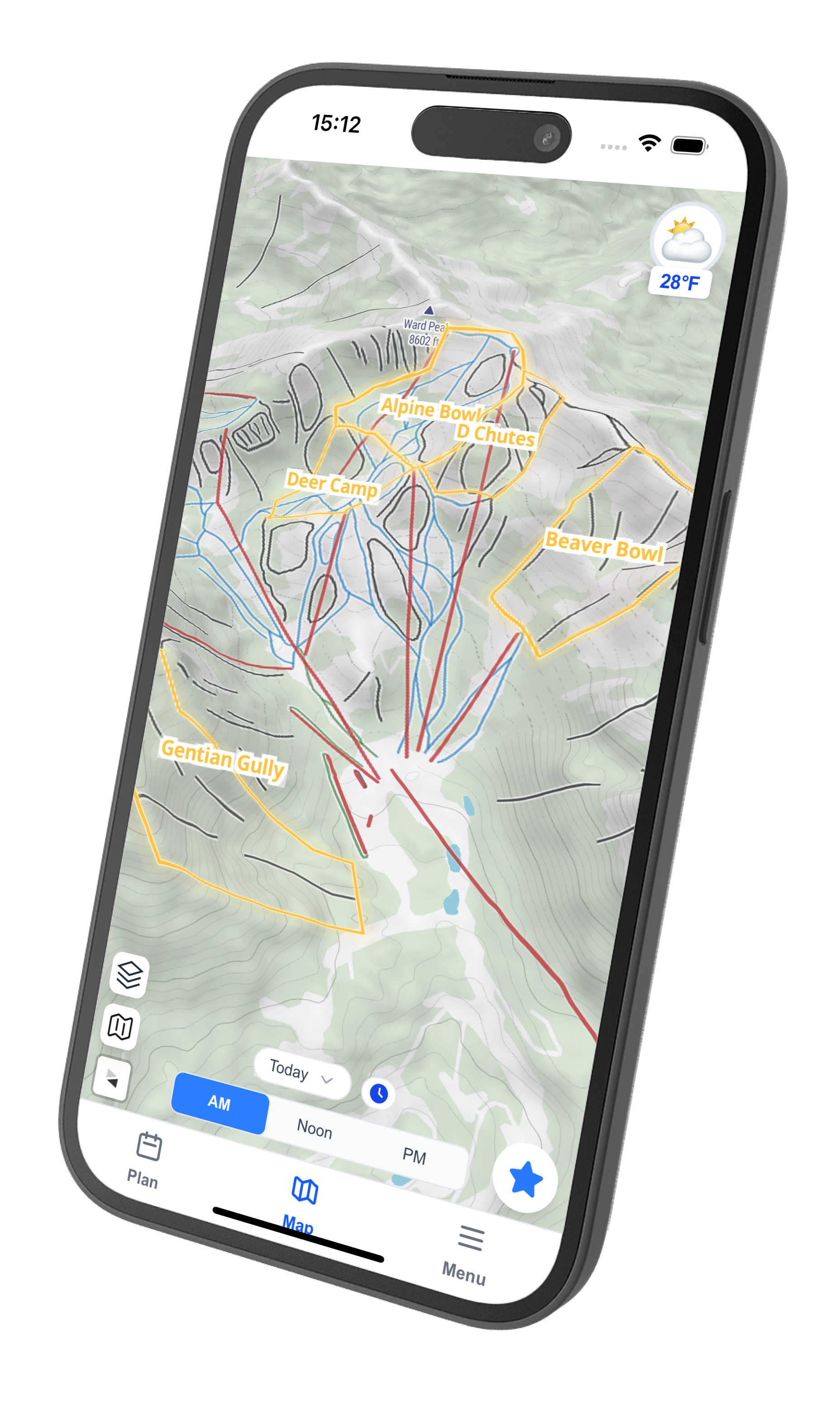 SnowSignals App - Map
